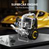 Mould King 10215 Engine Building Blocks Set, Adult Sports Car Engine with Box and Motor, Construction STEM Toy for Kids and Men (739 Pieces)
