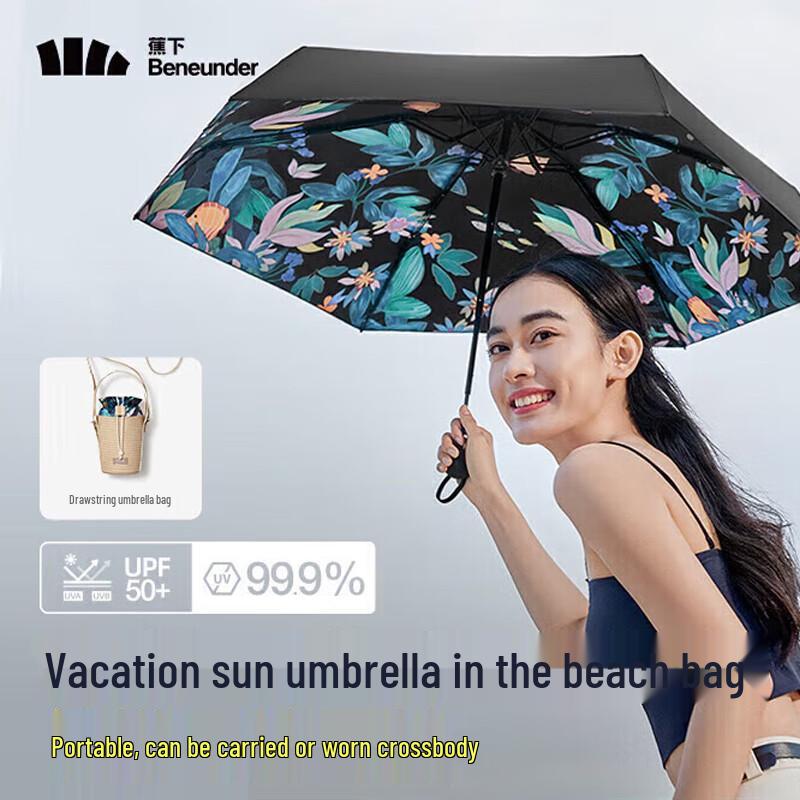 BanXia UV Protection Five-Fold Compact Umbrella