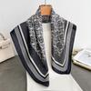 Spring and Autumn New Korean Small Square Scarf Women's 71 Cotton and Linen Versatile Small Scarf Neck Shirt Decorative Silk Scarf