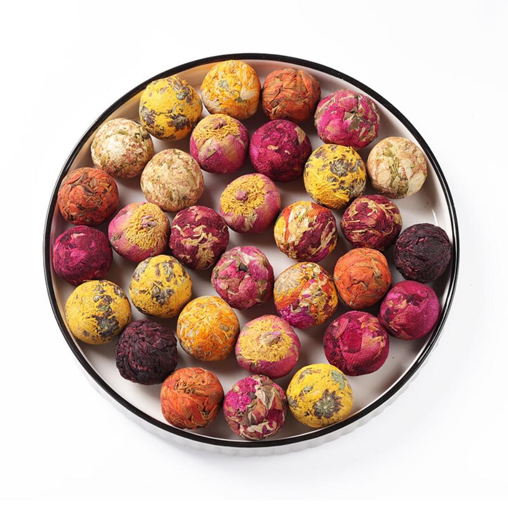 Organic Blooming Tea Balls 500g Aromatic Flowering Tea