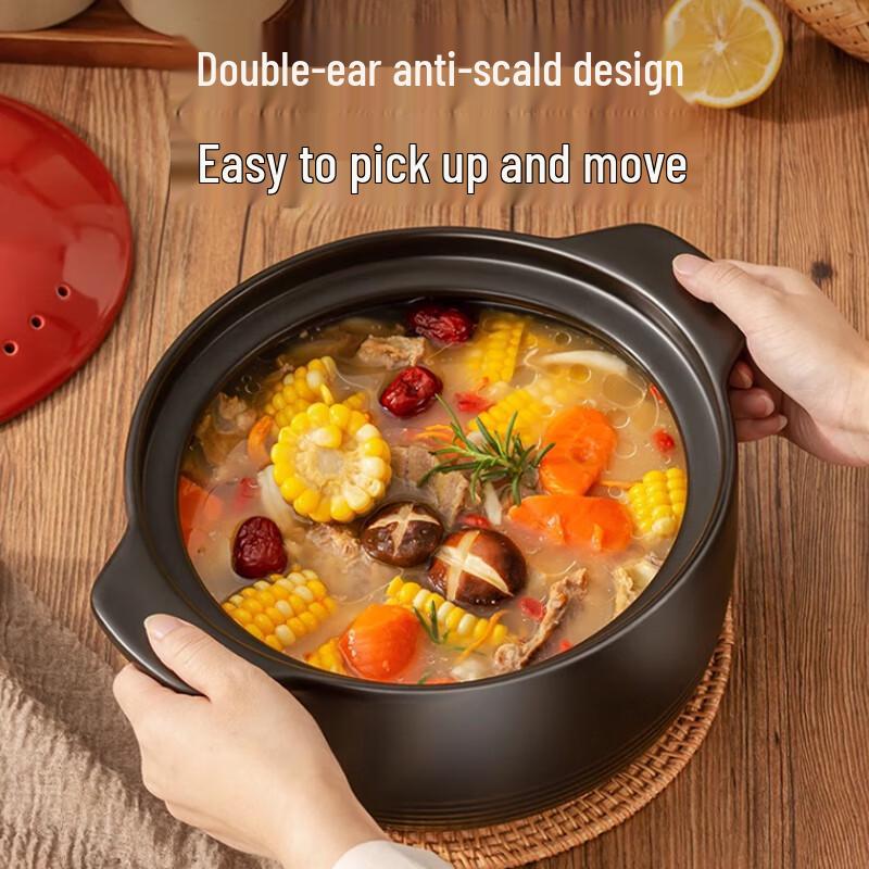 SUPOR 4.5L Ceramic Clay Pot & Stew Casserole