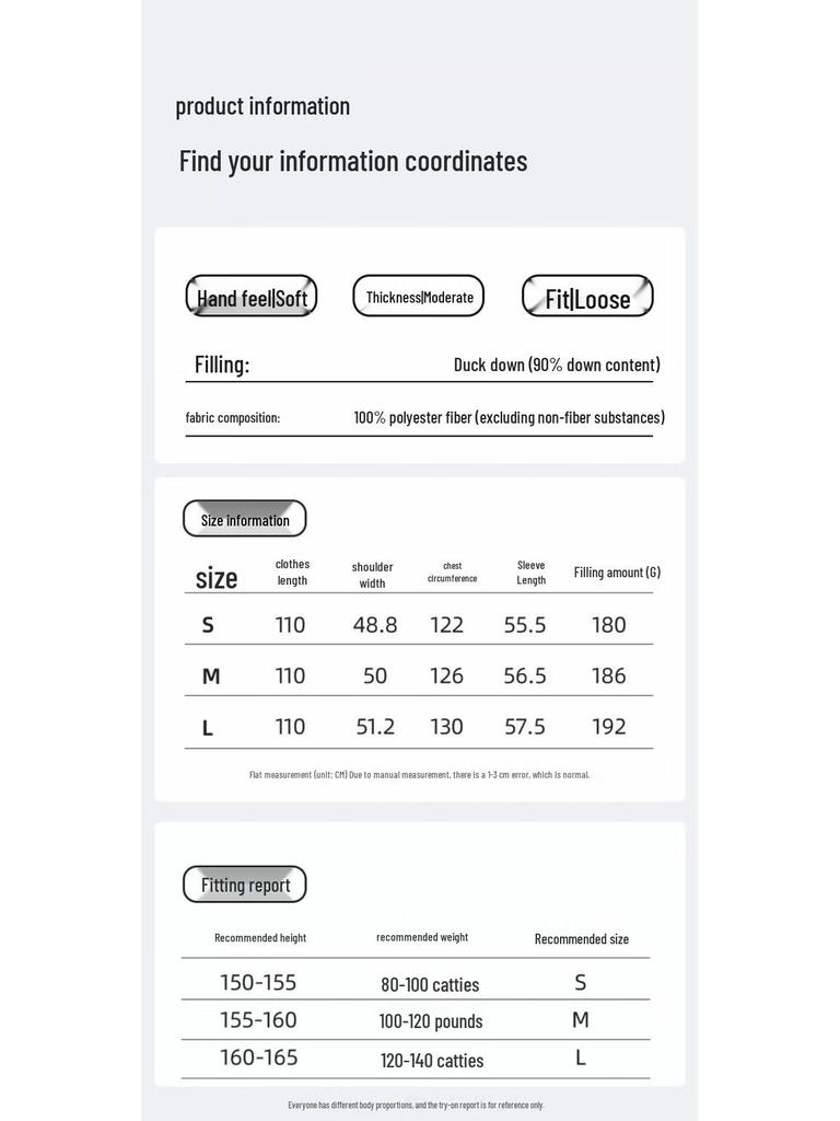 Women's Hooded Mid-Length Duck Down Ski Jacket