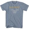 Herren Weezer Stacked Weezer T-Shirt Klein Indigo Heather