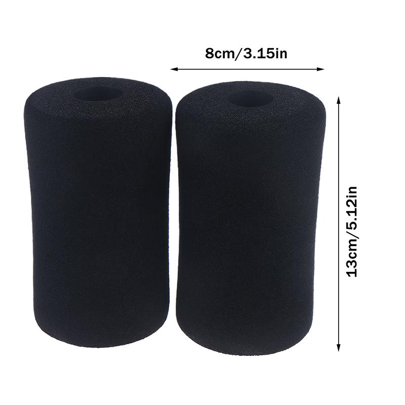 2Pcs Ab Training Sleeve Rolling Foam Roller Gym Exercise Foot Exercise Machines Roller Sit-Up Board Hook Foot Foam Fitness Pads