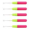 5pcs/set Plastic Crochet Hook Needle Knitting Micro Hook Needle Dreadlock Crochet Needle  Twist Hair
