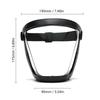 Full Face Shield Clear Protective Face Cover Anti Fog Waterproof Windproof Breathable Safety Face Shield Built in Anti