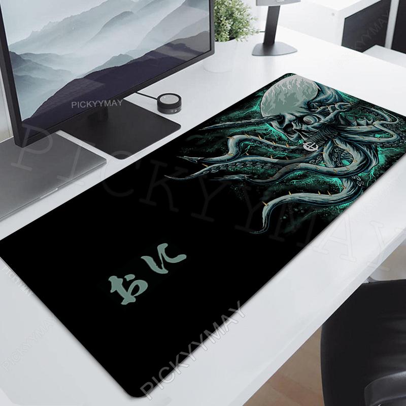 Octopus Locking Edge Mouse Mats Large Natural Rubber Mouse Pad Gaming Mousepads Gamer Mousepad Desk Pads Keyboard Mat x