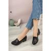 Women's Genuine Leather Low-Heeled Casual Comfort Shoes
