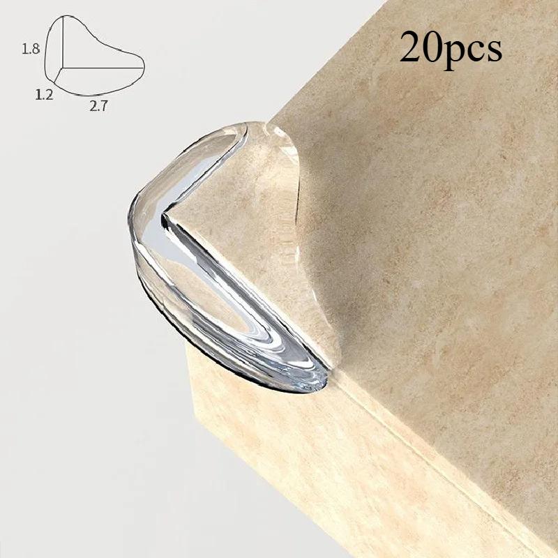 

5/10/20 шт. Прозрачные углы стола Детская защита от столкновений Каплевидные силиконовые толстые защитные накладки 2.7cm * 1.8cm * 1.2cm