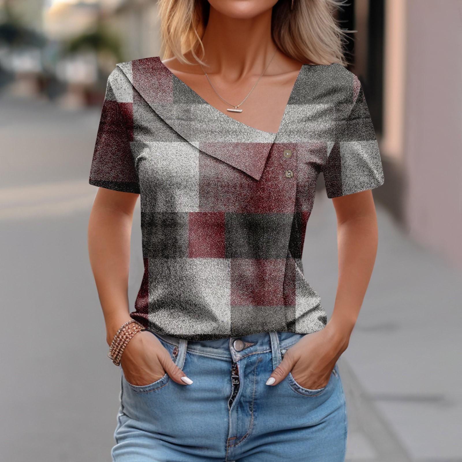 Женская повседневная блузка — фото 17