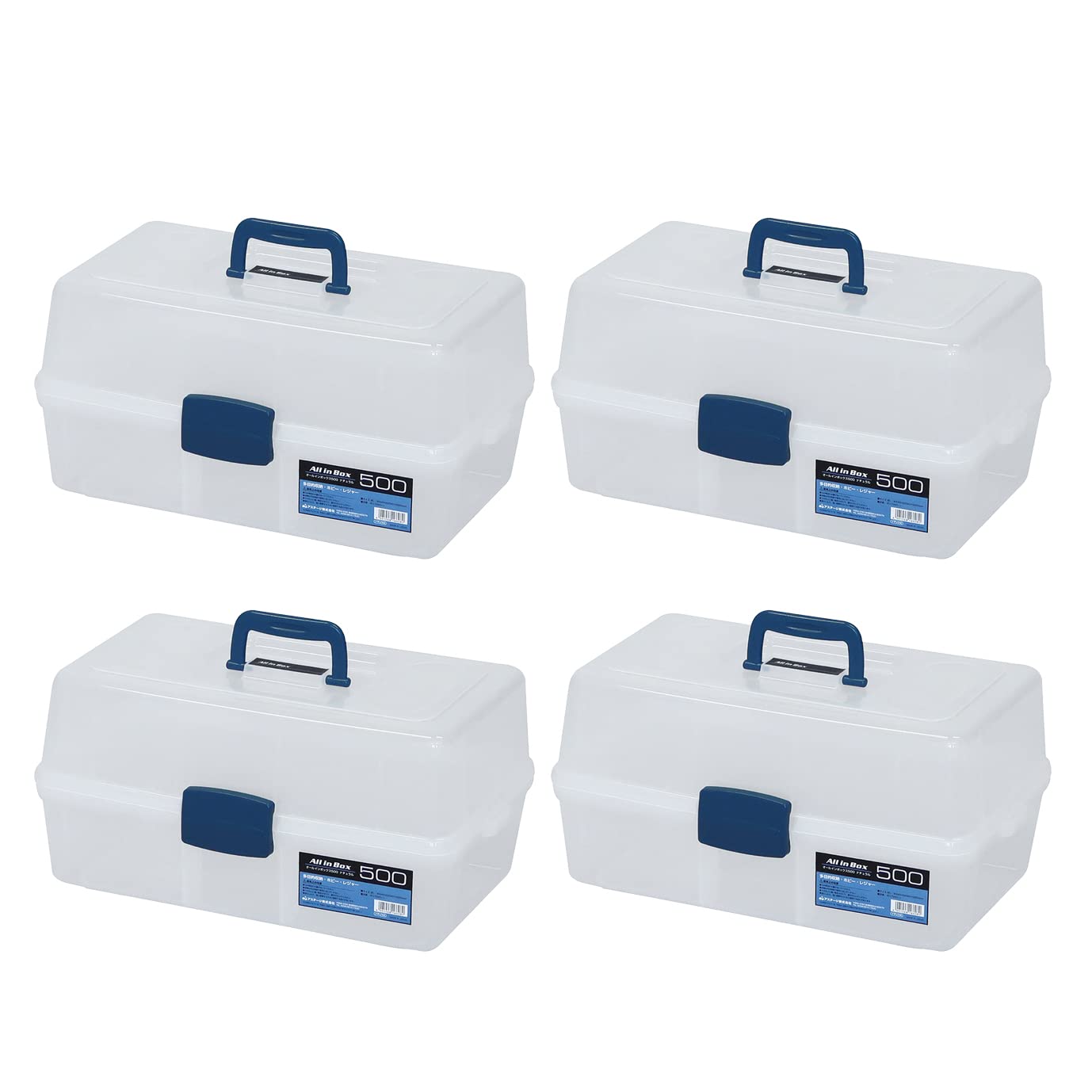 

JEJ Astage Japanese Tool Box 500 Natural 44 x Depth 23 x Height DIY Tools Hobby Leisure Goods Storage Set of 4 All-in-Box [Width 22cm]