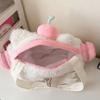 Storage Bag Plush Anime Shoulder Bag Stuffed Animals Plush Doll Crossbody Bag  Christmas Gifts