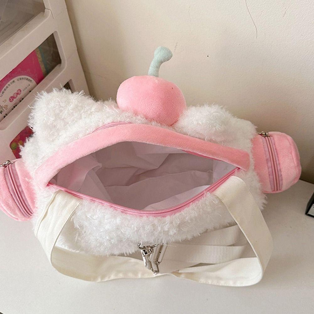 Storage Bag Plush Anime Shoulder Bag Stuffed Animals Plush Doll Crossbody Bag  Christmas Gifts