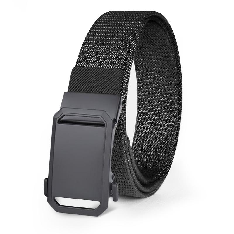 Outdoor Nylon Belt Tactical Toothless Automatic Buckle Belt