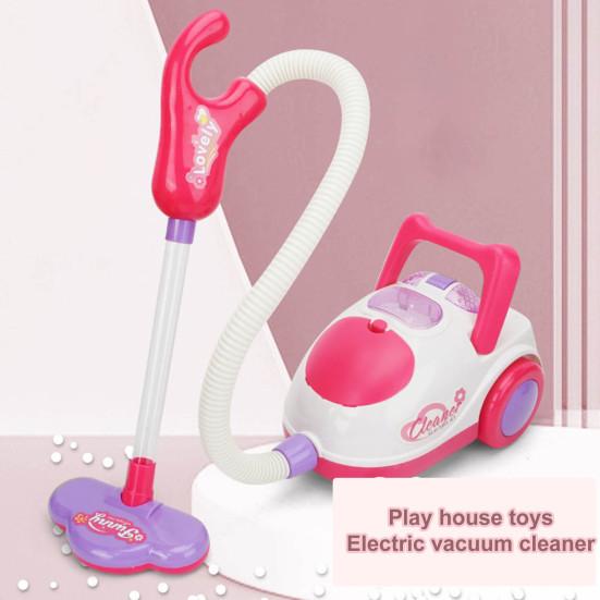 Vacuum Cleaner Toy Exquisite Pretend Play Plastic Boys Girls Electric Cleaning