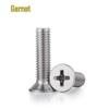 304 Stainless Steel KM Countersunk Phillips Flat Head Machine Screw, M1-M2.5, YB819