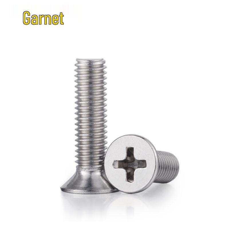 304 Stainless Steel KM Countersunk Phillips Flat Head Machine Screw, M1-M2.5, YB819