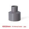 PVC Water Pipe Reducer Connector for Varied Diameters: 20, 25, 32, 40, 50, 63, 75mm