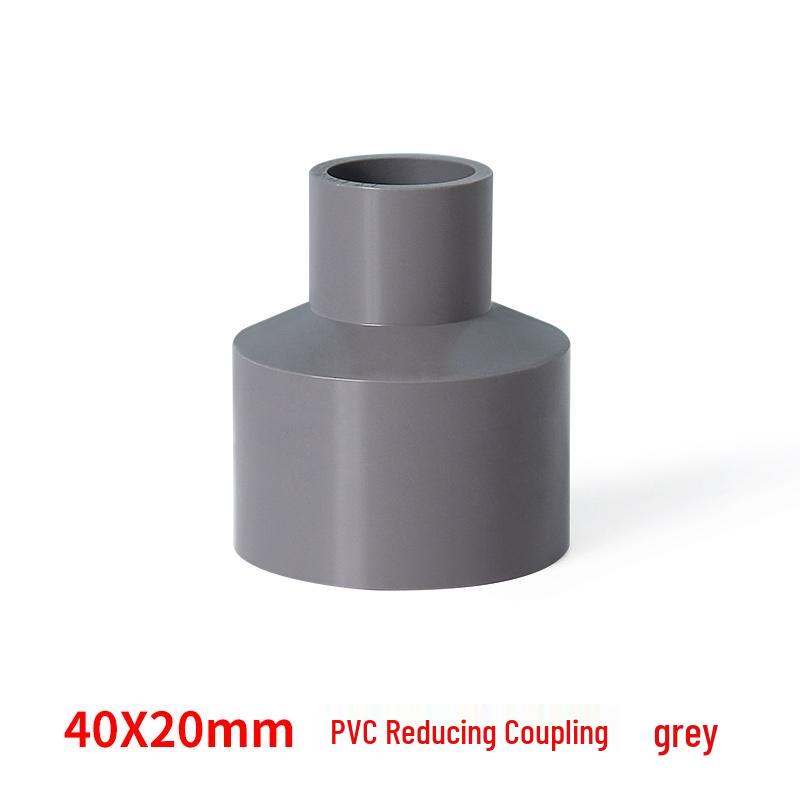 PVC Water Pipe Reducer Connector for Varied Diameters: 20, 25, 32, 40, 50, 63, 75mm