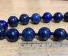 14 mm round 36"+ Indian Origin Lapis Lazuli 54+1 Guru Bead Japa Mala, Jaap Rosary, Yoga Prayer Healing Meditation September Birthstone