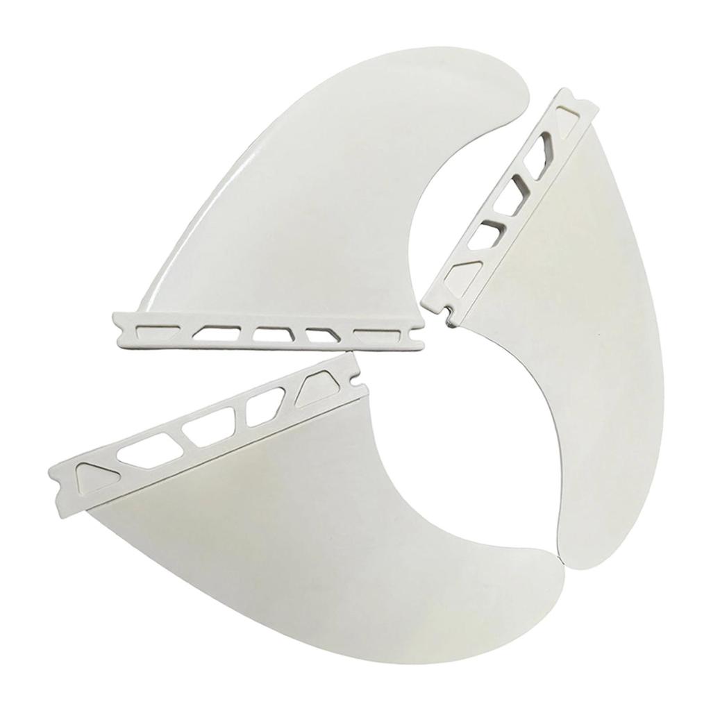 3 Pieces Surfing Surfboard Fins High Performance Portable Spare Parts Professional Premium Replacement Accessories Quick Release