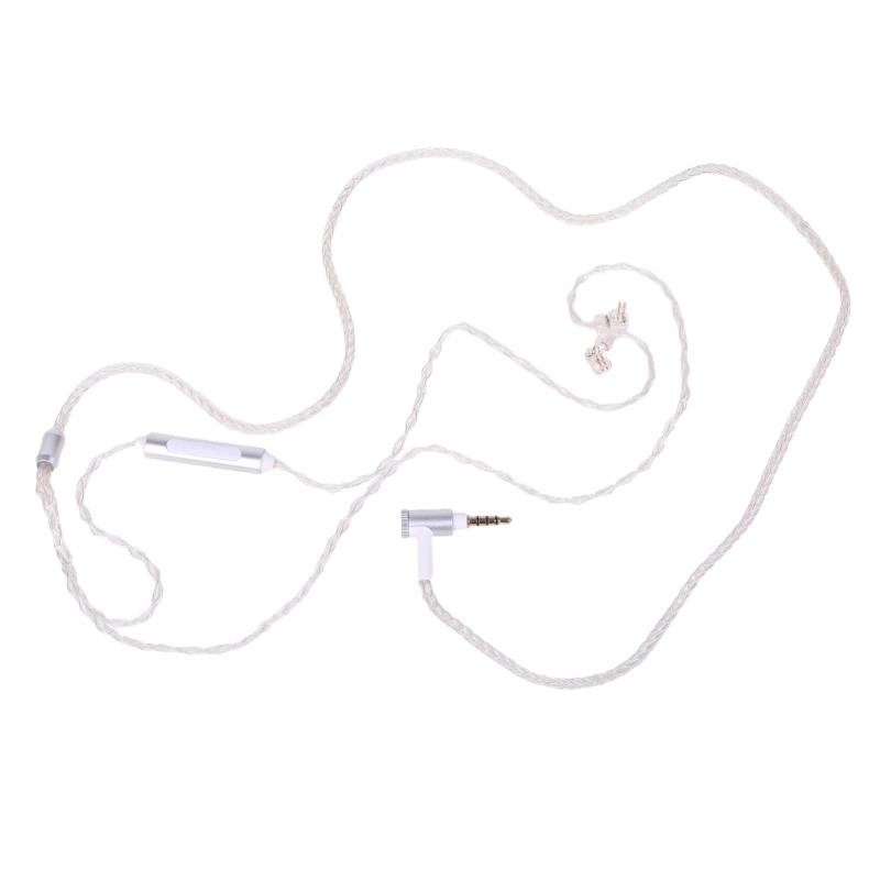 QDC Connectors Headphone AUX Cable Earphone Wire Line 3.5mm Port for QDC Pin Earpiece Better Sound Quality