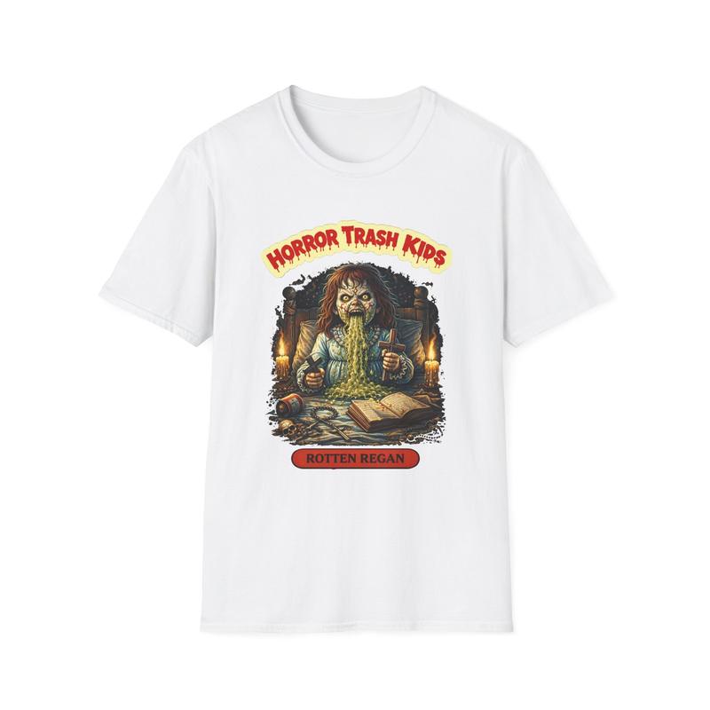 Horror Trash Rotten Regan the Exorcist Unisex T-Shirt | Vintage Horror Illustration Graphic Tee XXL