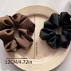 Soft Satin Hair Scrunchies, Simple Style Hair Ties Ponytail Holders for Women, Gentle Hair Rope Accessories