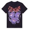 Pokémon Gengar Collage T-Shirt, Gengar Anime Shirt, Retro Japan Phantom Pokemon