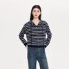 FivePlus Women's Striped Hooded Knit Sweater