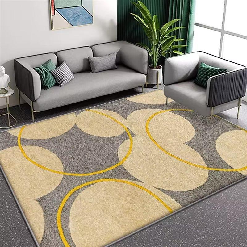 Plant Flower Carpet Living Room Coffee Table Mat Household Bedroom Bedside Carpet Bathroom Soft Foot Pad