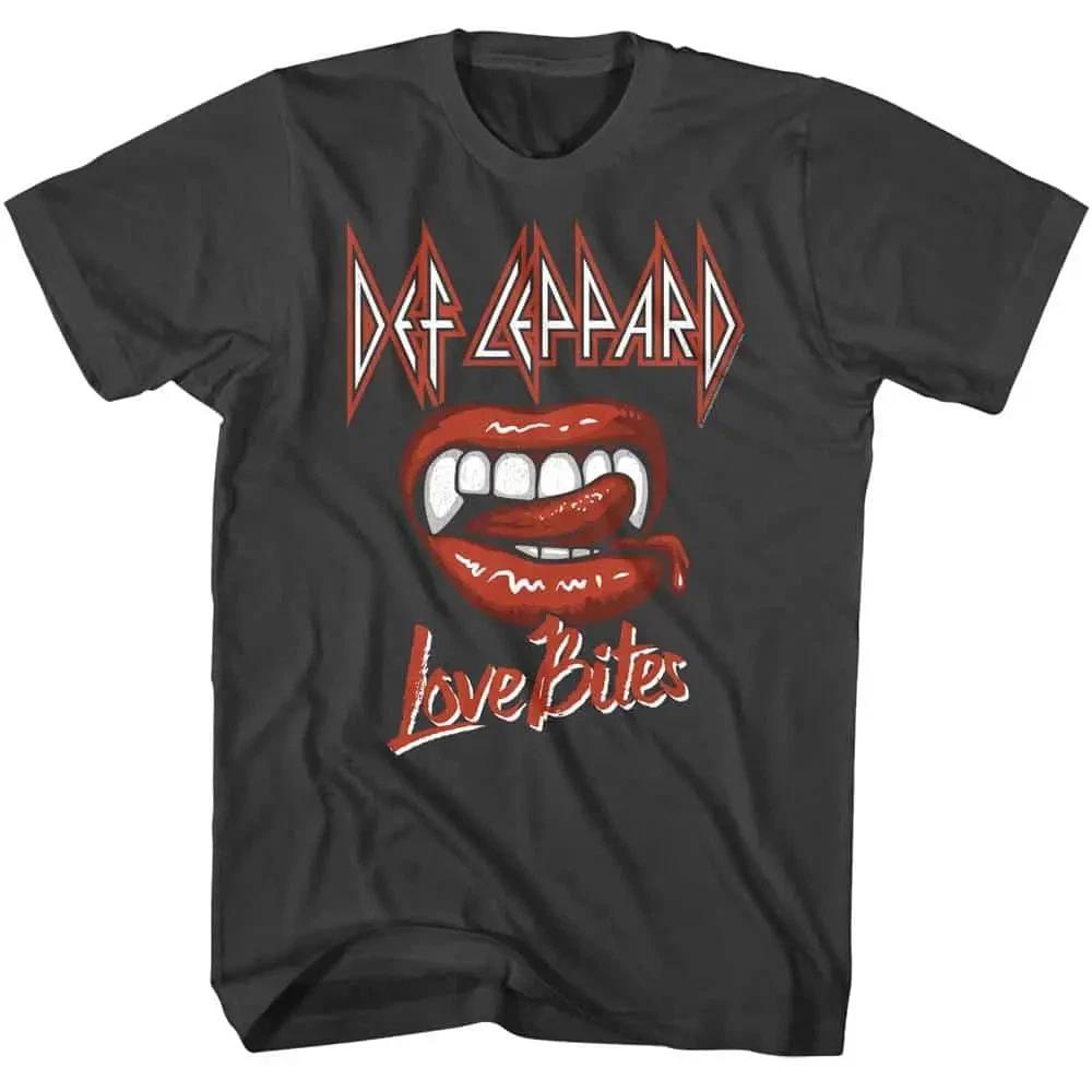 Def Leppard Love Bites Lips Men s T Shirt 4XL
