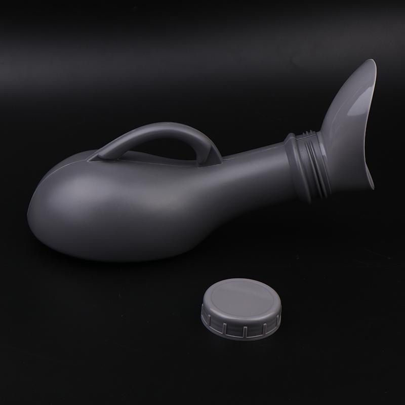 1000ml Taşınabilir Kalın Mobil Pisuar Açık Hava Kampı Araba İdrar Şişesi Kadınlar Erkekler Seyahat Pisuarı İşeme Şişesi