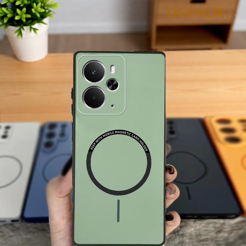 For Realme 14 5G Case Realme 14T Phone Case Realme 14 5G Cover realme 14t Shookproof Color magnetic hard Silicone back cover