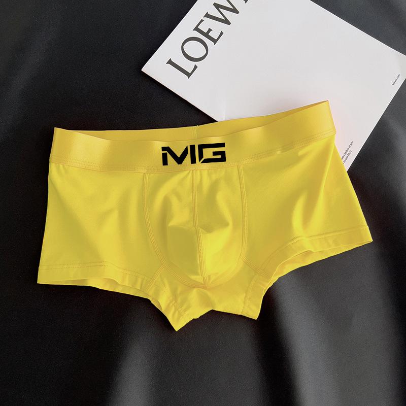 Ropa Interior para Hombre Hecha de Algodón Puro con Cuatro Esquinas Ropa Interior Deportiva Transpirable para Hombre