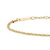 Daniel Wellington Twist chain design 316L stainless steel (PVD gold-plated) bracelet, same style for men and women, couple style, gold DW00400560