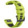 Rychloupínací 22mm 26mm řemínek na hodinky Fenix8 pro Garmin Fenix E 8 47mm 51mm 7 7X 6 6X/Epix Pro/Enduro 3 Dvoubarevný silikonový pásek náramek