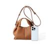 High-end Leather Women's Bags Niche Design Bags New Simple Light Luxury Messenger Women's Bags Fashionable Versatile Cloud Bags