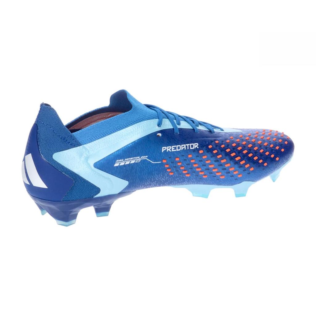 ADIDAS Predator L AG IE9453 Soccer Size Bright Royal X Footwear White X Bliss Blue Accuracy.1 Cleats, 24.5,