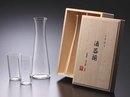 

Usuhari Glass Sake assortment by MatsuIsao glass