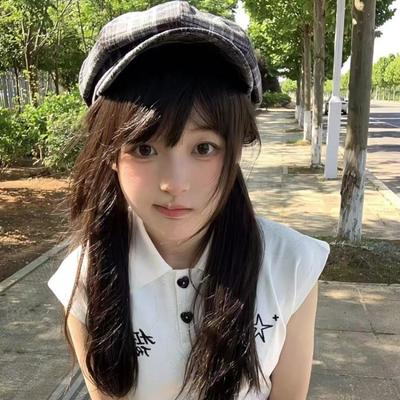 British Retro Plaid Octagonal Hat Female Literary and Artistic Fan Beret Showing Face Small Sweet Cool Campus Spice Painter Newsboy Hat