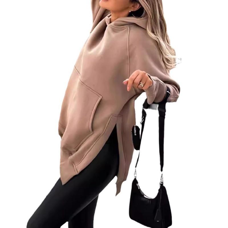 Новая женская бархатная куртка с капюшоном и прошитыми карманами — фото 5