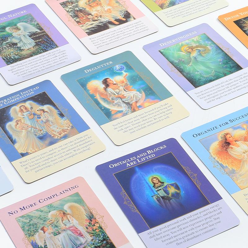 Angel Therapy Oracle Cards Tarot Card Deck Board Games for Family Party Toys