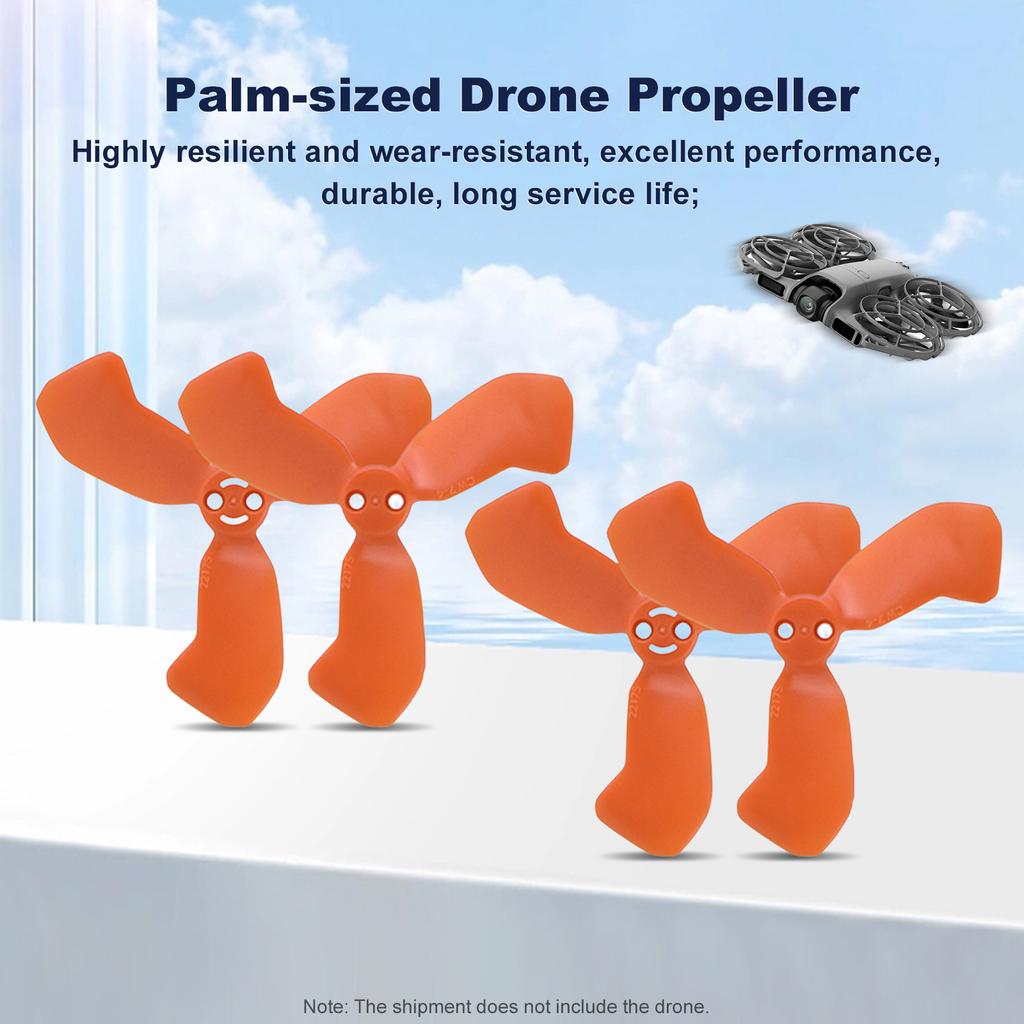 2 Pairs Propellers Including Screws and Screwdriver Plastic Replacement Propeller Blades Compatible for DJI Neo 2 Accessories