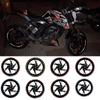 17" Auto Styling Streifen Regenbogen Felgenband Motocross Bike Motorrad Radaufkleber für Kawasaki Honda Yamaha Suzuki
