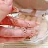 Exquisite Full Diamond Pig Nose Bracelet - Delicate Light Luxury for Women, High-End Niche Fashion Accessory.