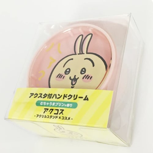 Race Rabbit Hand Cream with Acrylic Stand, Chiikawa, Muchama Pudding Scent