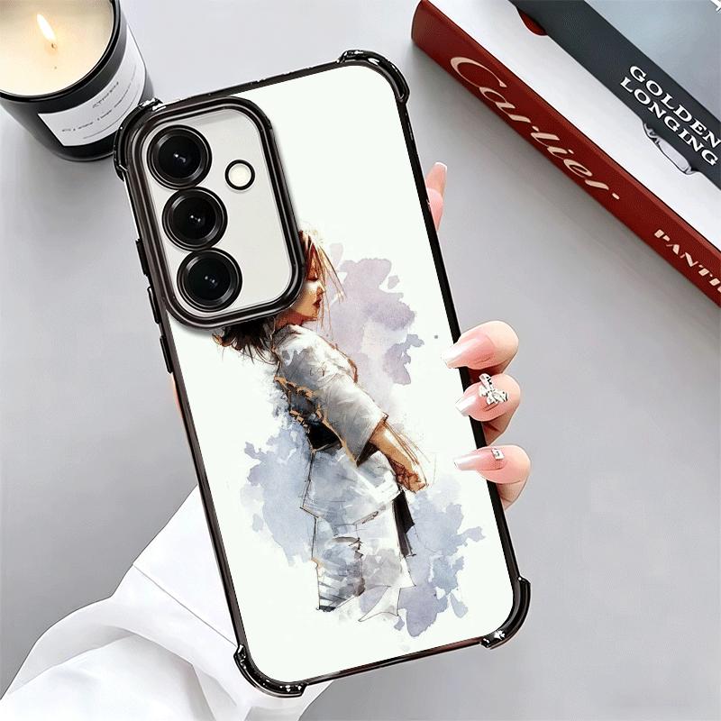Taekwondo Kungfu Desgin Soft Phone Case For Samsung A17 A27 A07 A37 A57 A16 A56 A15 A55 A14 A54 A13 A53 A26 A36 A25 A35 A24 A34