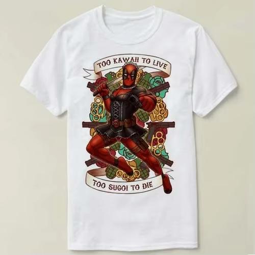 

2026 new Marvel adult cotton Tshirt with bold print Comfortable fashionable and bestselling design S