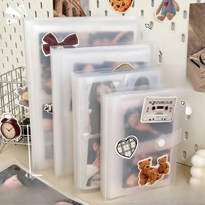 Kleines Fotoalbum von Polaroid, 7,6 cm, transparentes Fotoalbum, Zugfahrkarte, Kinokarte, Fotoaufbewahrung, Postkarten-Souveniralbum